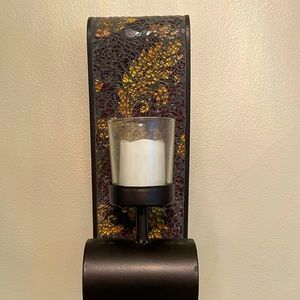 Crackled Glass Wall Sconces Home Decor